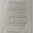 Alvará Registado na Chancellaria Mór da Corte e Reino - 1789