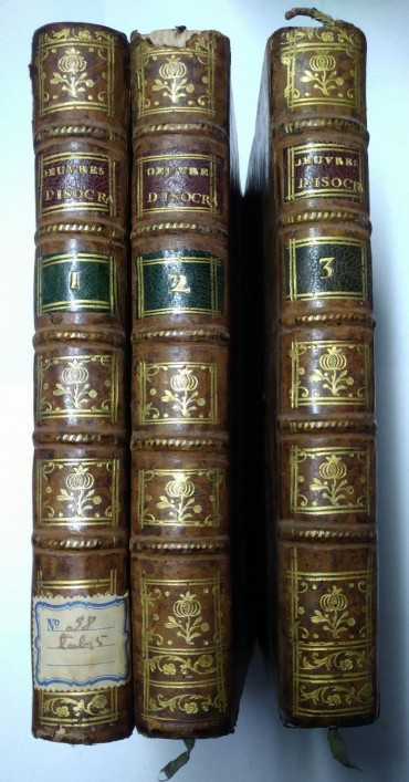 OEUVRES COMPLETTES D'ISOCRATE - 3 TOMOS