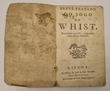 BREVE TRATADO DO JOGO DO WHIST - 1784