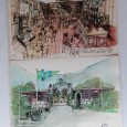Lote de desenhos de cenário - António Casimiro 