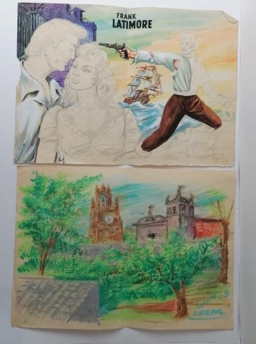 Desenhos e maquetes 