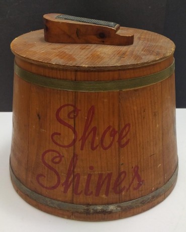 Balde para engraxar sapatos 