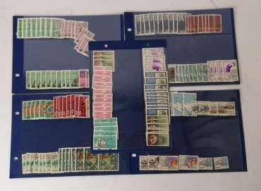 5 carteiras com + 150nselos usados, taxas altas. Anos 70 com repetições