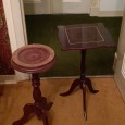 Mesa pé de galo e floreira 