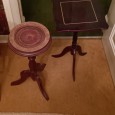 Mesa pé de galo e floreira 