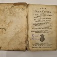 ARTE DA GRAMMATICA DA LINGUA PORTUGUEZA 