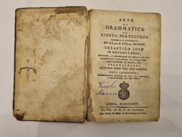 ARTE DA GRAMMATICA DA LINGUA PORTUGUEZA 