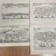 Mapa e vistas de Lisboa 