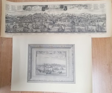 Quatro mapas de Lisboa