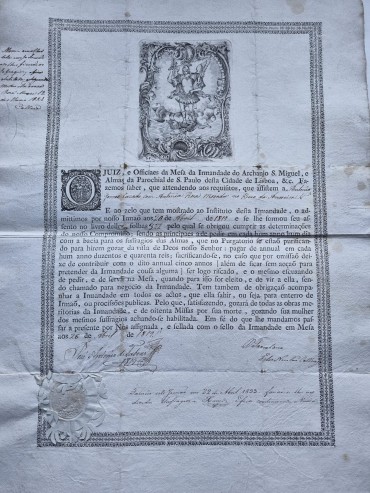 COMPROMISSO DA IRMANDADE DO ARCHANJO S. MIGUEL E ALMAS, E SANTA CARIDAADE (Igreja de S. Paulo Lisboa)