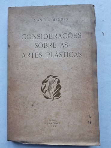 CONSIDERAÇÕES SOBRE AS ARTES PLÁSTICAS 