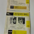 Dois discos de Jacques Brel