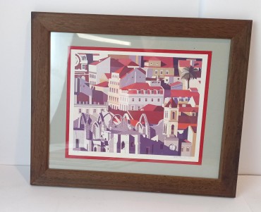 «Lisboa -Ruínas do Carmo» - SILVA  PALMEIRA (NASC. 1934)