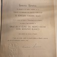 DIPLOMA DE CONDECORAÇÃO EXERCITO ESPANHOL 1943