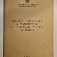 NORMAS GERAIS PARA A MANUTENÇÃO E UTILIZAÇÃO DE CÃES MILITARES