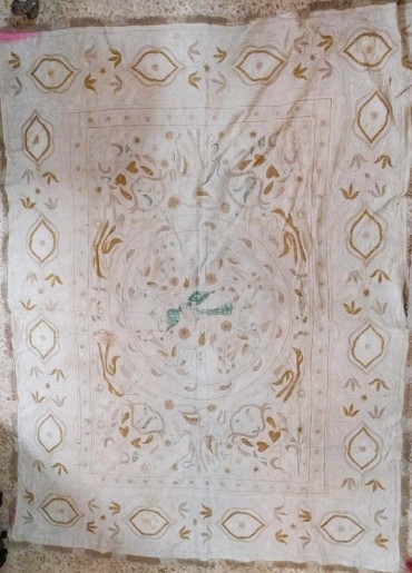 Colcha de Castelo Branco 'Pássaro'