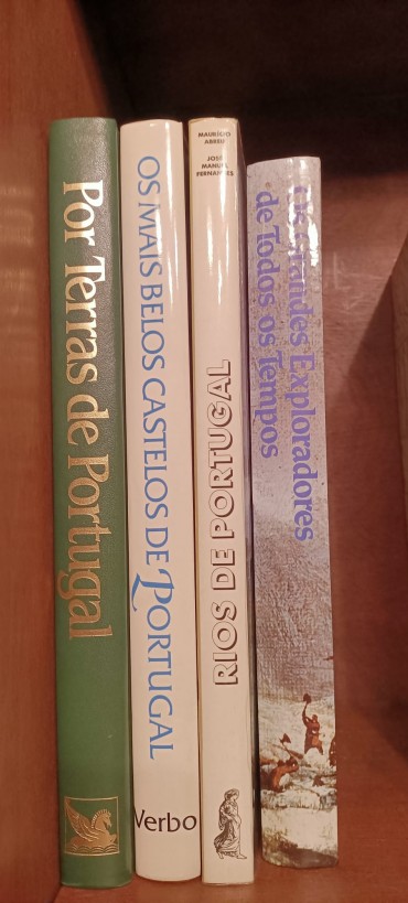 Lote de livros sobre Portugal