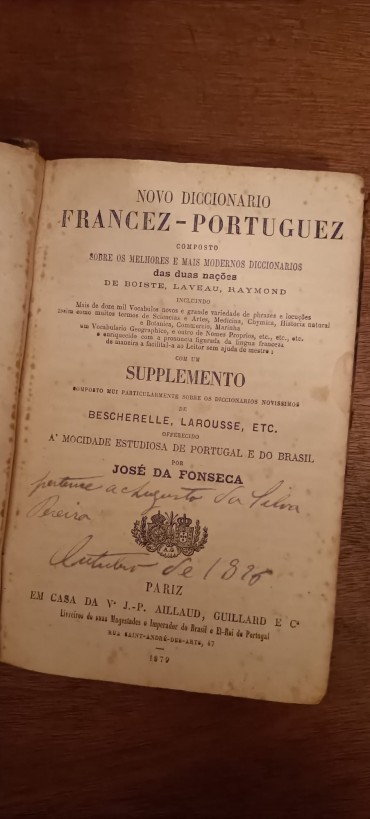 Dicionário portuguez-francez 