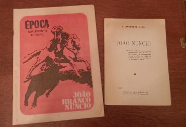 Dois livros sobre tauromaquia -João Núncio 