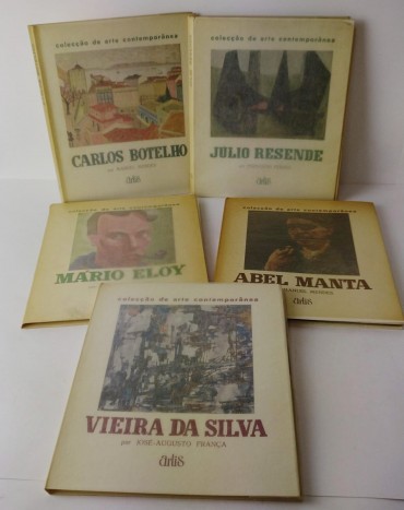 COLECÇÃO DE ARTE CONTEMPORÂNEA - 5 TOMOS