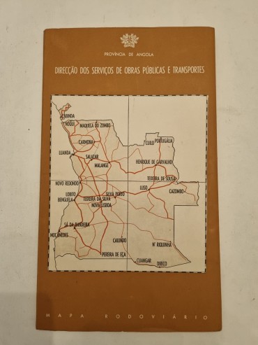 MAPA RODOVIÁRIO PROVINCIA ANGOLA