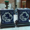 Par de candeeiros de mesa