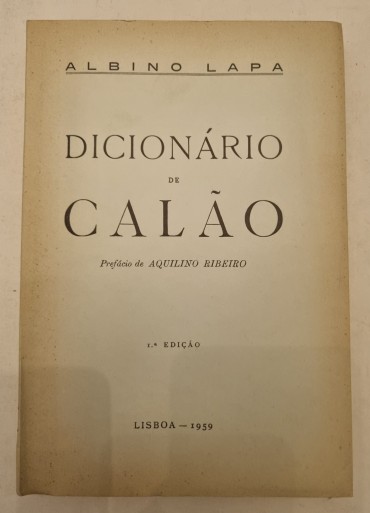 DICIONÁRIO DE CALÃO