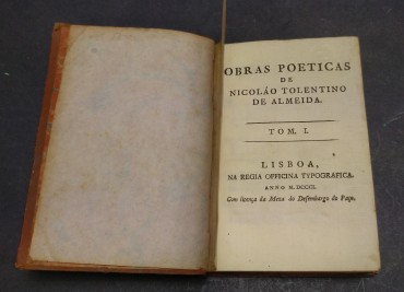 OBRAS POETICAS DE NICOLAO TOLENTINO DE ALMEIDA