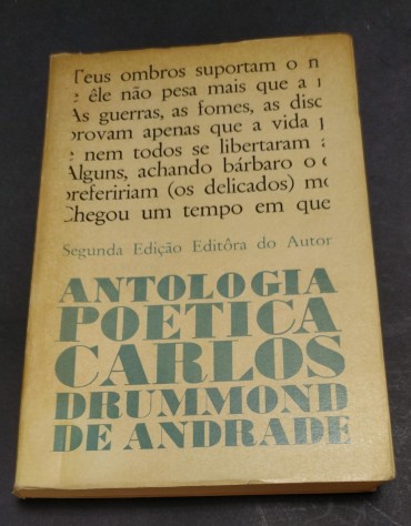 CARLOS DRUMMOND DE ANDRADE - ANTOLOGIA POETICA 