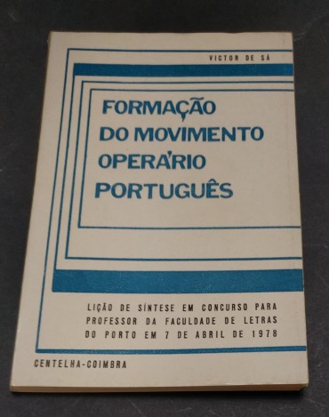 FORMAÇÃO DO MOVIMENTO OPERÁRIO PORTUGUÊS