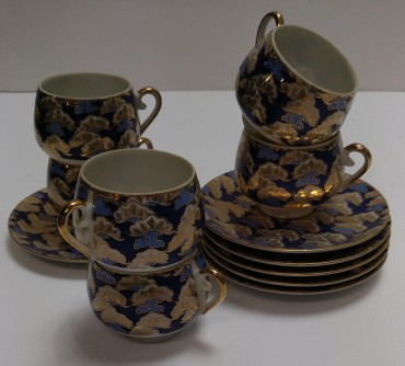 Serviço de café japonês 