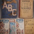Seis (6) Livros escolares de Leitura e Educação Cívica Antigos