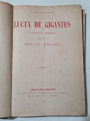 LUCTA DE GIGANTES ( A GUERRA DO TRANSWALL)