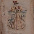 Folhas soltas da revista francesa Le Modes de La Saison