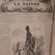 Folhas soltas da revista francesa Le Modes de La Saison