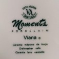 Três almoçadeiras e oito taças