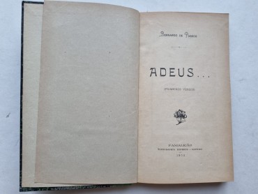 BERNARDO DE PASSOS – primeira edição