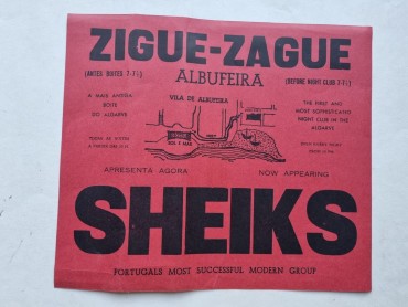 CARTAZ GRUPO MUSICAL SHEIKS