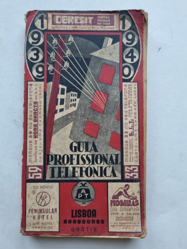 GUIA PROFISSIONAL TELEFÓNICA 1939 1940