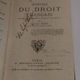 HISTOIRE DO DROIT FRANÇAIS