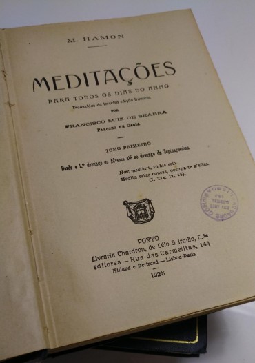 MEDITAÇÕES - Para todos os dias do anno - 3 VOLUMES