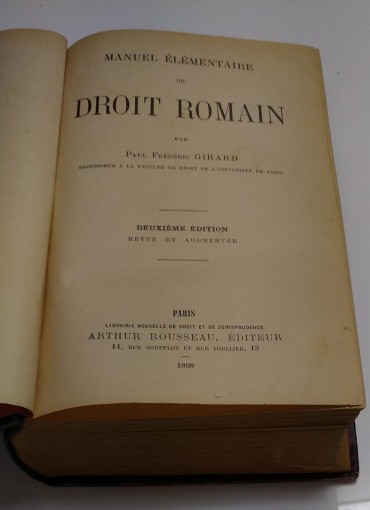 DROIT ROMAIN