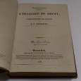 L'HISTOIRE DU DROIT