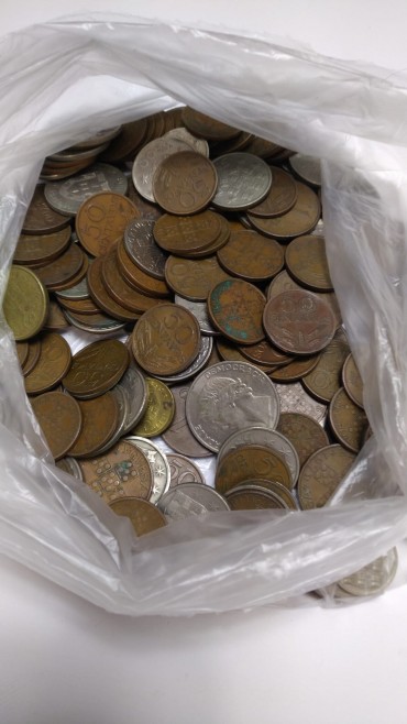 Lote de moedas diversas