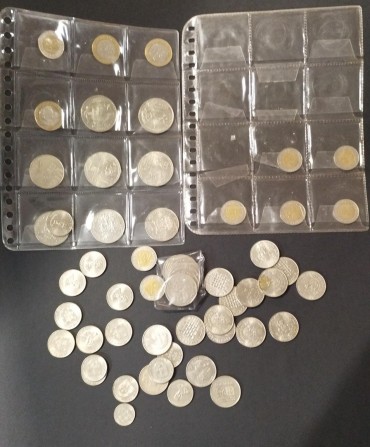 Lote de moedas 