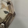 Salva octogonal de três pés