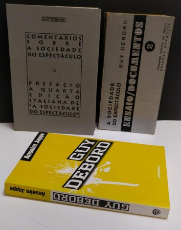 GUY DEBORD - 3 PUBLICAÇÕES