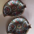 Par de cinzeiros «folhas»