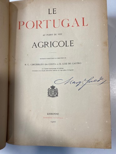 LE PORTUGAL AU POINT DE VUE AGRICOLE