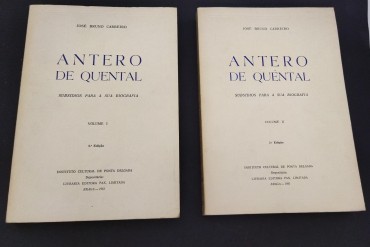 ANTERO DE QUENTAL - SUBSIDIOS PARA A SUA BIOGRAFIA - 2 VOLUMES